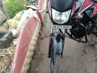 Honda Black and Red Bike 2014 Model
