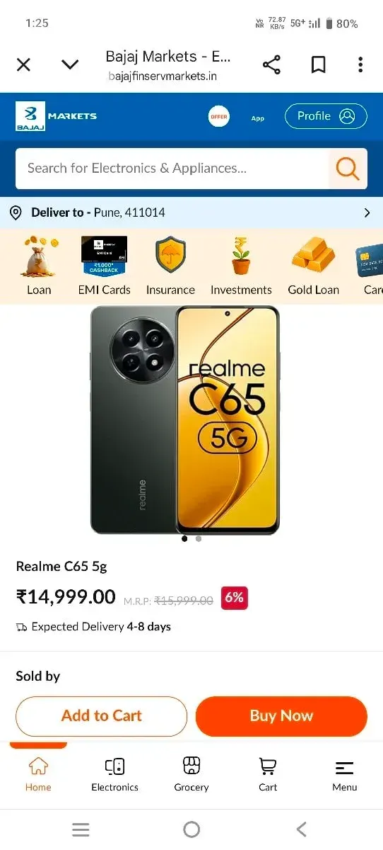 realme c65 5g - Mobile Phones - Bhuj - Image 1