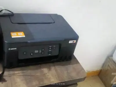 Computer Set with Canon Printer and Table Computer Set with Canon Printer and Table