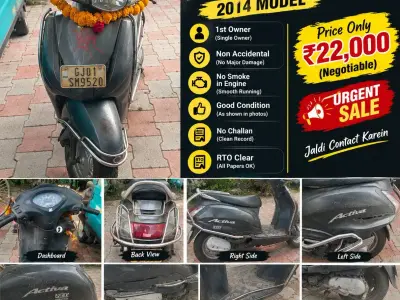 Activa het 2014 model good condition 1st owner  Urgent Selling