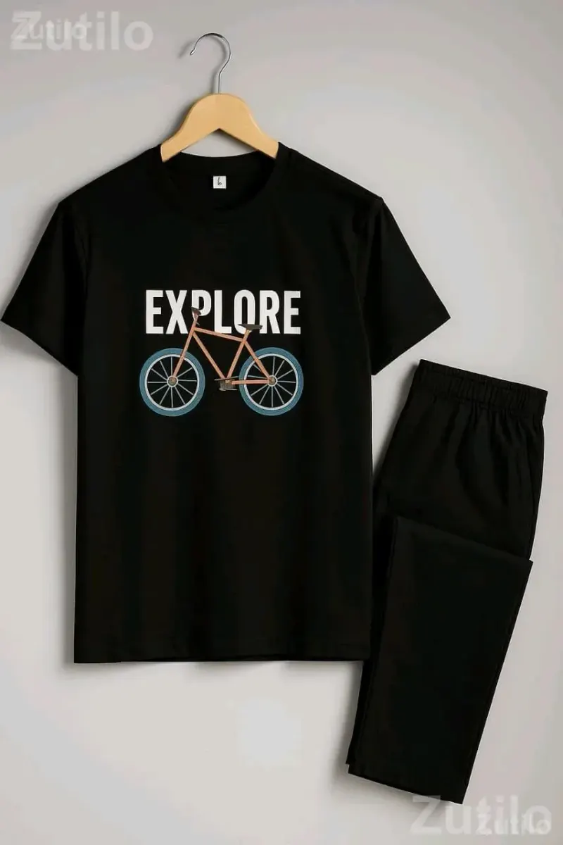 Men's T-Shirt and Lower Co-Ord Set - Men's Wear - Bhesan - Image 3