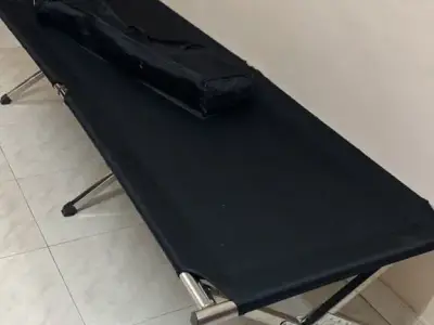 Foldable Single Cot Bed with Carry Bag