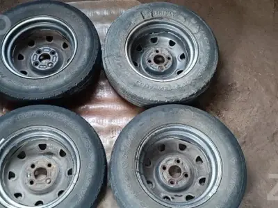 Set of 4 Eeco Car Tyres with Wheel Plates Set of 4 Eeco Car Tyres with Wheel Plates