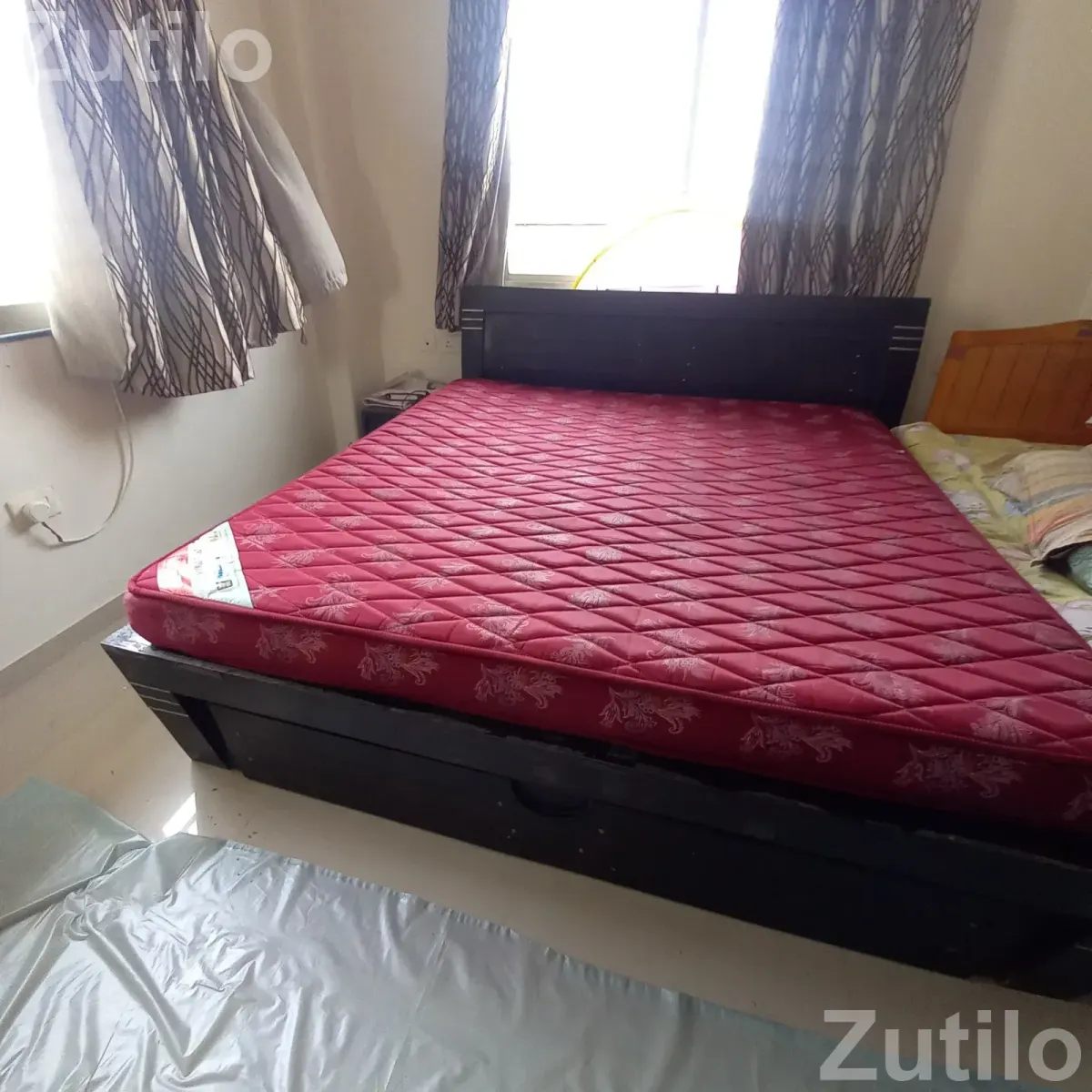 Double bed with storage mattress and side table - Wardrobes, Cupboards & Storage - Ahmedabad City - Image 2