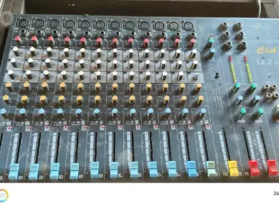 Studio Master DJ Audio Mixer with Case