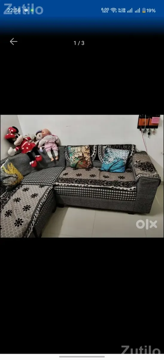 Sofa L SHAPED 6 seater Living Room Furniture - સોફા સેટ અને કાઉચ - વડોદરા શહેર - Image 3