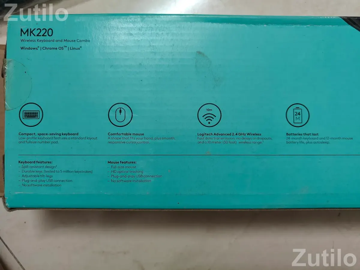 Logitech- Keyboard and mouse - Accessories - Adalaj - Image 3