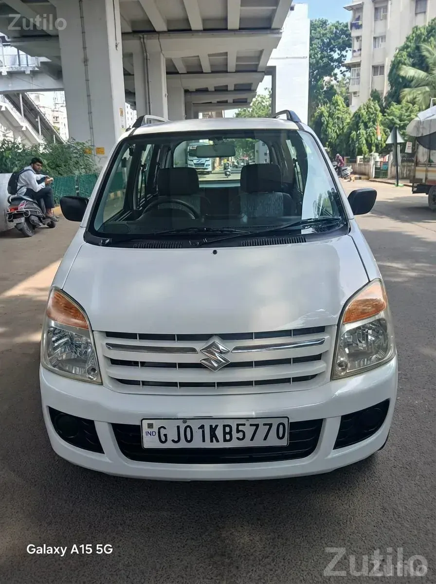 Maruti WagonR LXi CNG – White Family Car - Cars - Ahmedabad City - Image 2