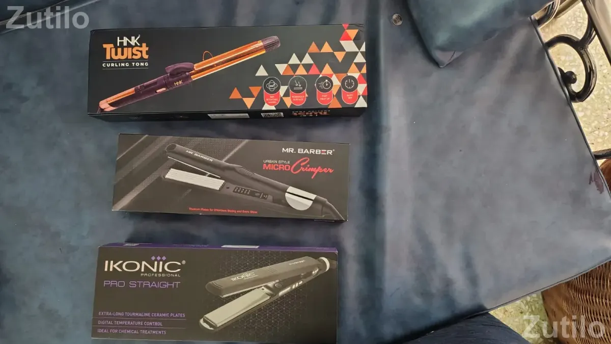straightener, crimper and curl tong for salon - ઇલેક્ટ્રોનિક ઍક્સેસરીઝ - રાજકોટ શહેર - Image 1