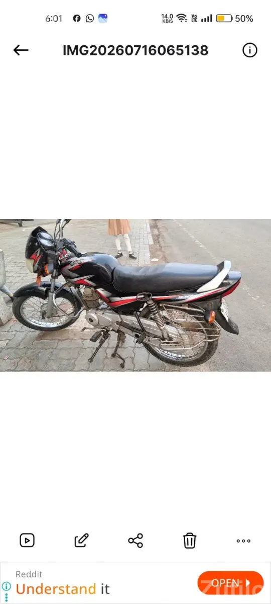 Bajaj ct 100 - બાઇક્સ - રાજકોટ શહેર - Image 1