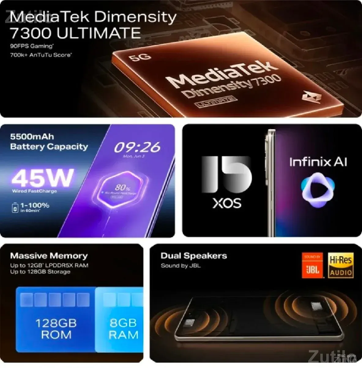 infinix note 50s 5g+ - Mobile Phones - Bhuj - Image 3
