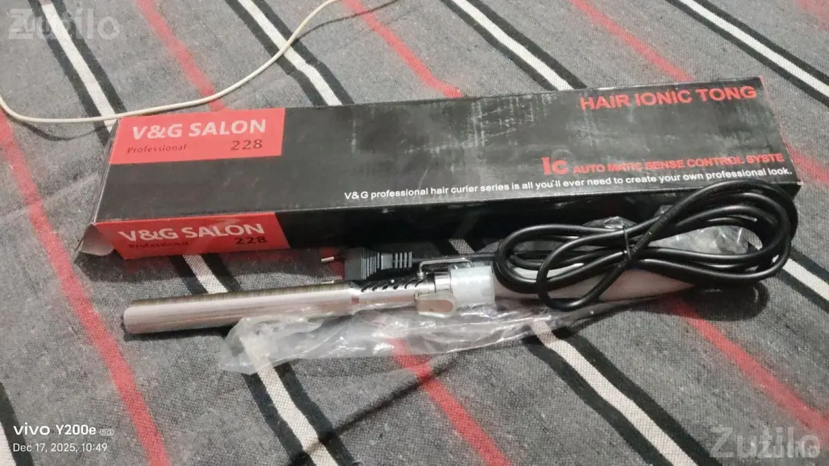 Hair Ionic Tong Curler V&G Salon 228 - અન્ય ઘરેલુ ઉપકરણો - સિદ્ધપુર - Image 2
