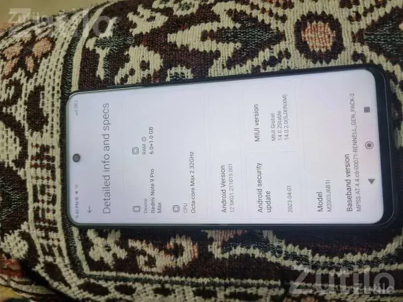Redmi Note 9 Pro Max 6GB 64GB Blue Open Box - મોબાઇલ ફોન - રૂપાળ - Image 4