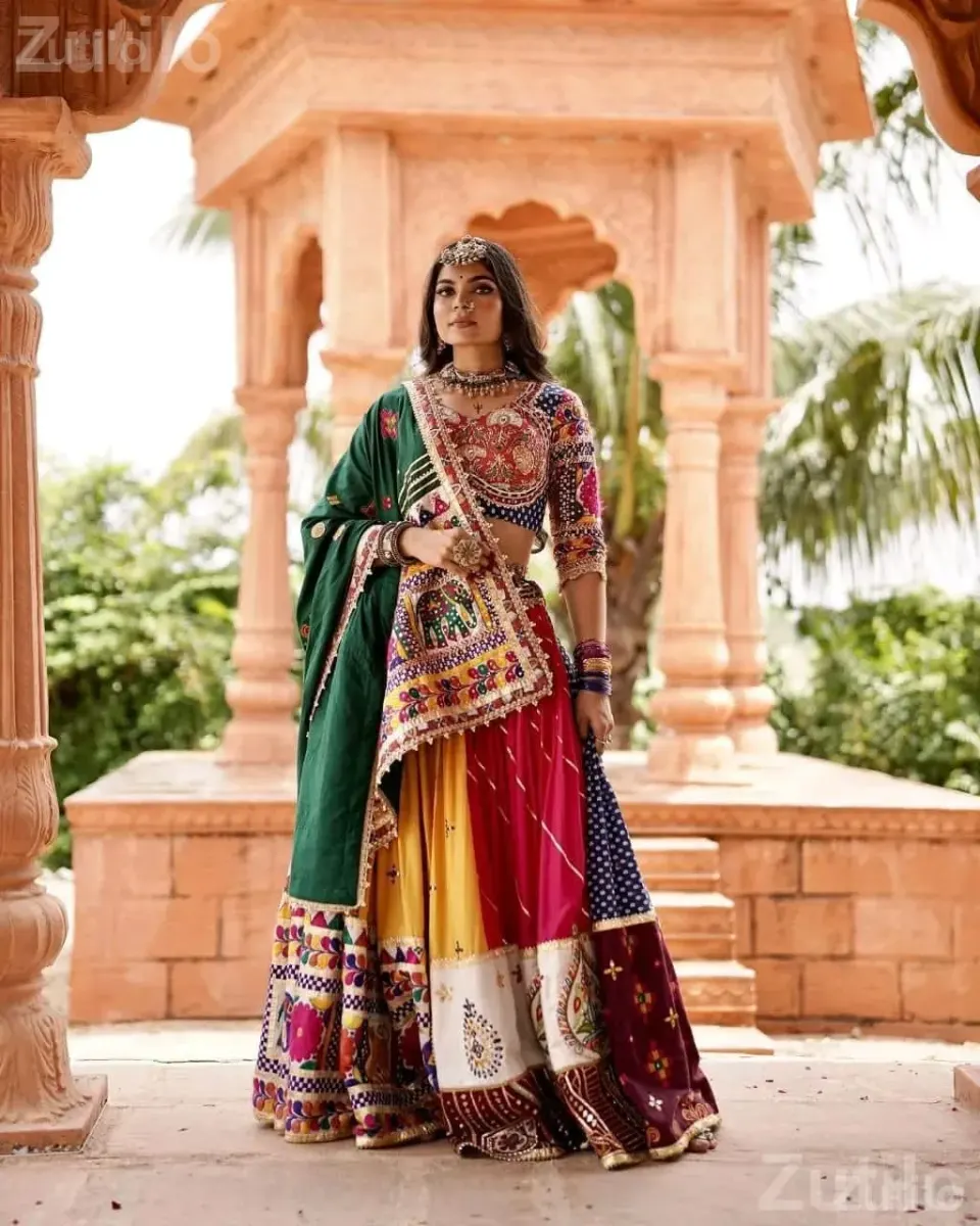 Women’s Chaniya Choli and Sharara Set - Ethnic Wear - Ahmedabad City - Image 3