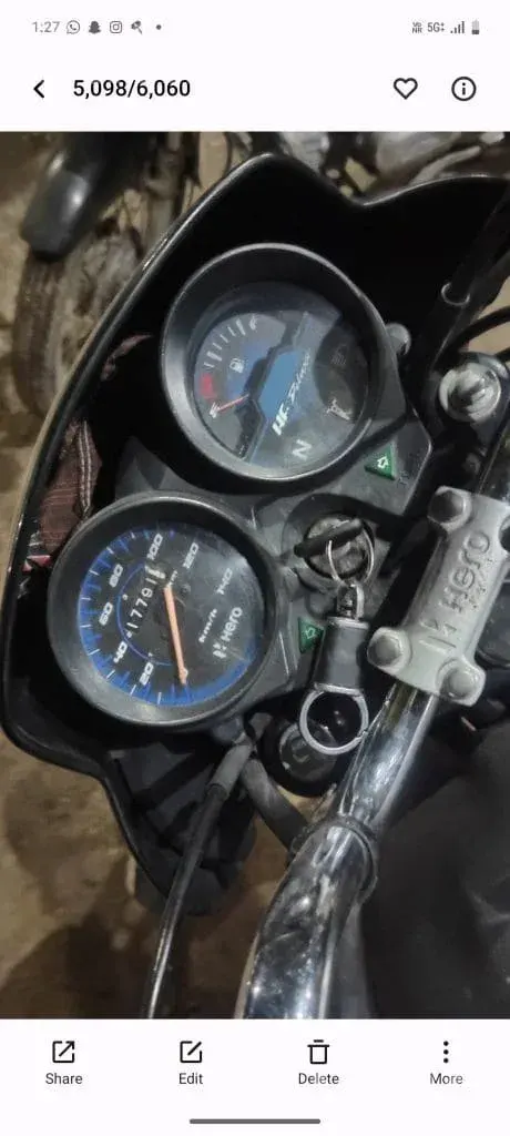 2017 Hero HF Deluxe Motorcycle - બાઇક્સ - બોટાદ - Image 2