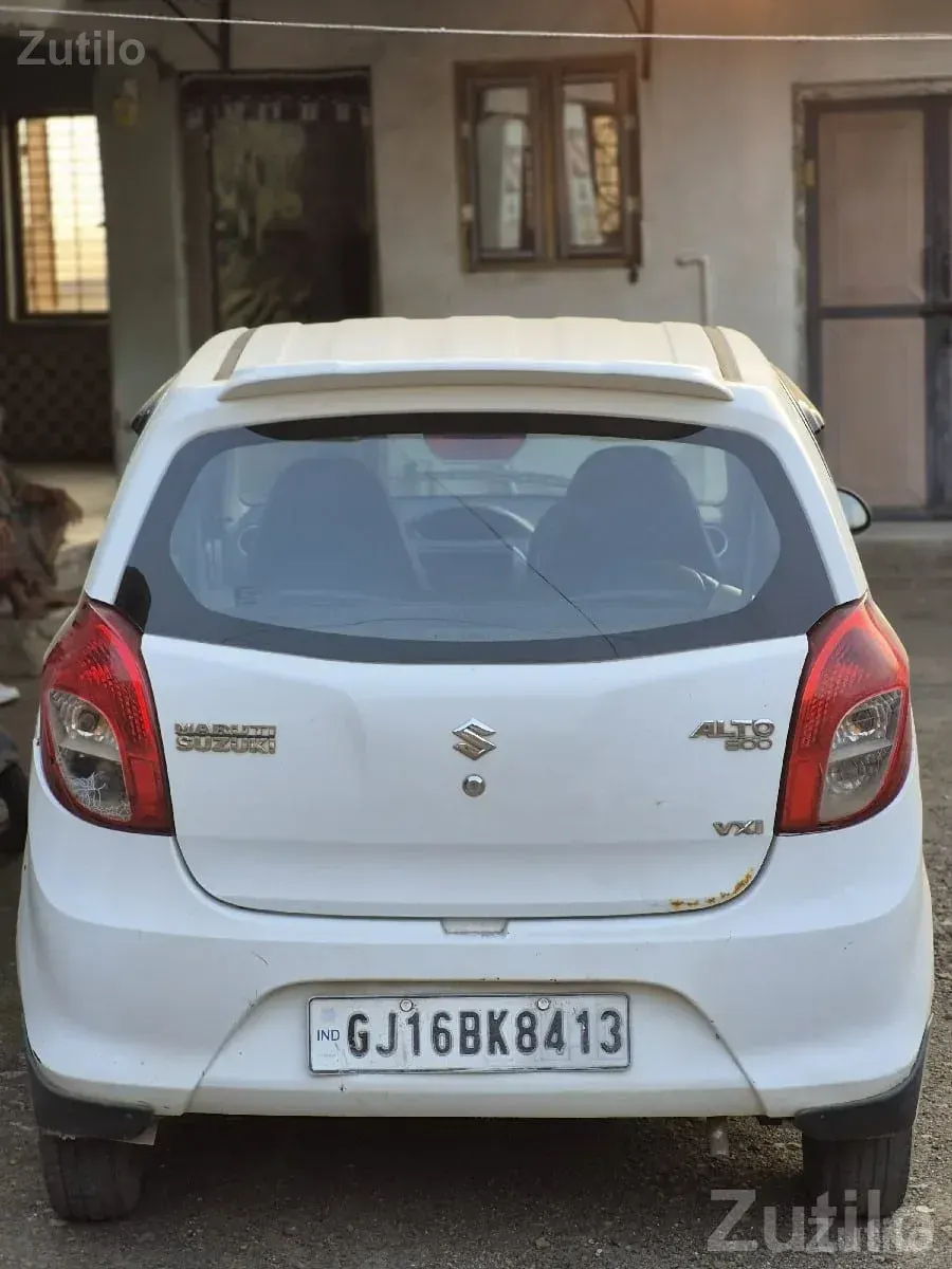 White Maruti Suzuki Alto 800 for Sale - Cars - Visavadar - Image 3