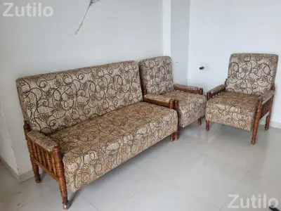Good condition wooden sofa Good condition wooden sofa