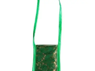 Green and Golden Mobile Sling Purse