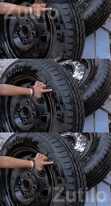 Apollo Car Tyres with Steel Rims Pair - ઓટો પાર્ટ્સ - લીંબડી - Image 4