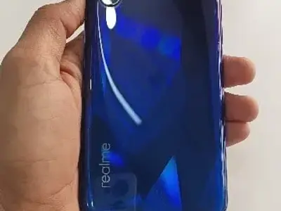 Realme Smartphone with Cracked Display Realme Smartphone with Cracked Display