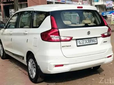 White Maruti Suzuki Ertiga MPV White Maruti Suzuki Ertiga MPV