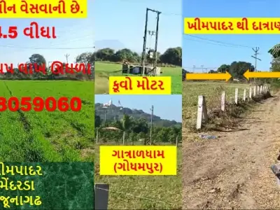 જમીન વેચવાની છે.ખીમપાદર.