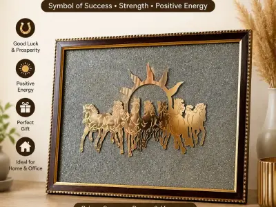 7 horses pyrite frame