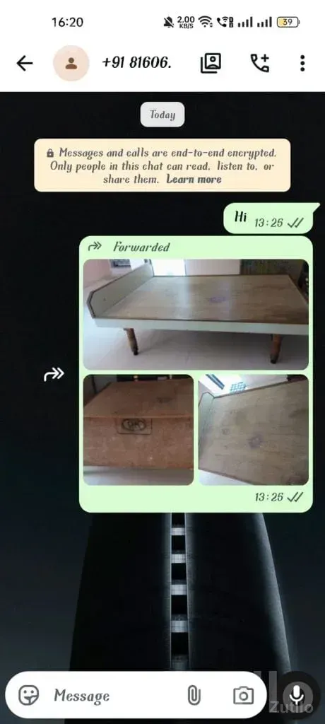 Wooden Palang Bed in Good Condition - Beds & Mattresses - Mundra - Image 2