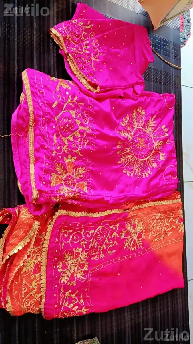 Pink Embroidered Chaniya Choli Set - પરંપરાગત વસ્ત્રો - કેશોદ - Image 3