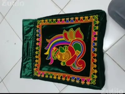 Aari Work Saree Design Fabric Aari Work Saree Design Fabric