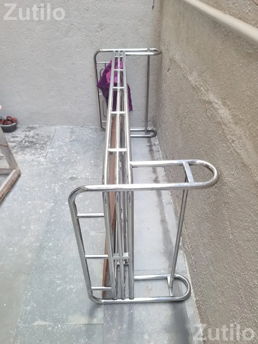 stainless steel beds set of 2 size each 6 feet x 3 feet - Beds & Mattresses - Surat City - Image 4