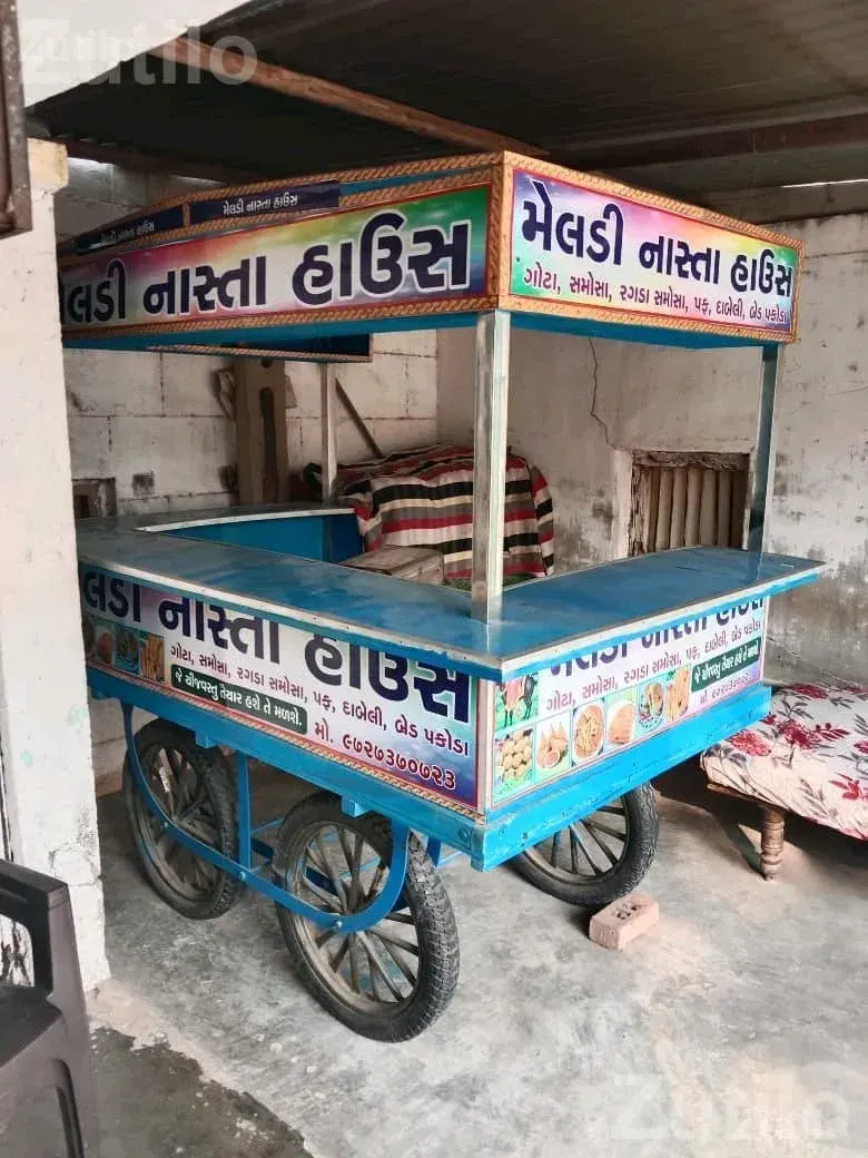 Snack Food Stall Cart on Wheels - અન્ય ઔદ્યોગિક વસ્તુઓ - મહેસાણા શહેર - Image 2