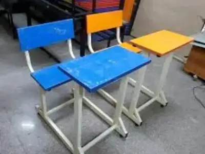 Wooden School Desk Chair Set Wooden School Desk Chair Set