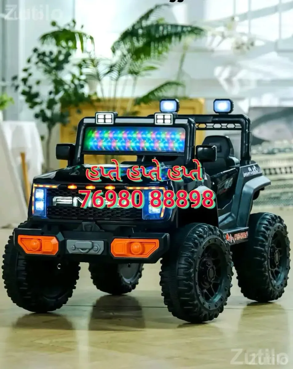 Kids Battery Operated 4x4 Ride-On Jeep - Toys - Keshod - Image 5