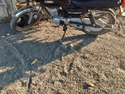 Yamaha RX100 Motorcycle Black Yamaha RX100 Motorcycle Black