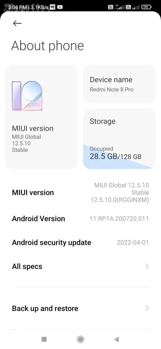 Redmi Note 8 Pro 6GB RAM 128GB Storage - મોબાઇલ ફોન - પાટણ શહેર - Image 2