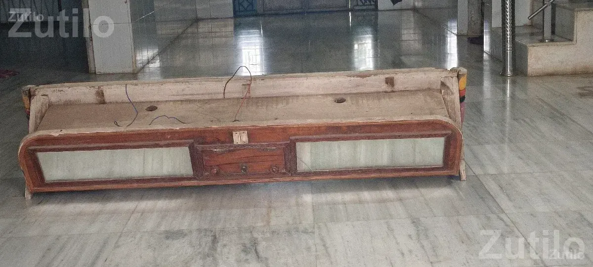Traditional Wooden Cot with Painted Design - Beds & Mattresses - Mangrol - Image 2