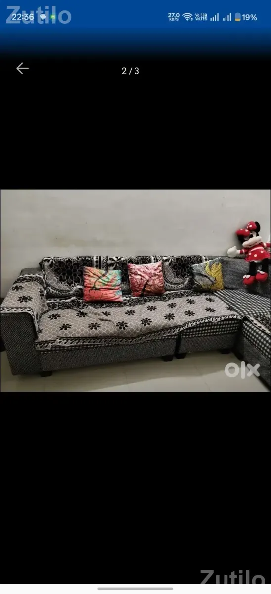 Sofa L SHAPED 6 seater Living Room Furniture - સોફા સેટ અને કાઉચ - વડોદરા શહેર - Image 2