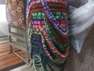 Handmade Wool Covered Baskets in Multiple Colors