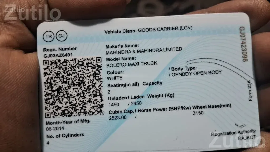 2014 Mahindra Bolero Pickup, 3rd Owner - ટ્રક અને લોરી - ગોંડલ - Image 4