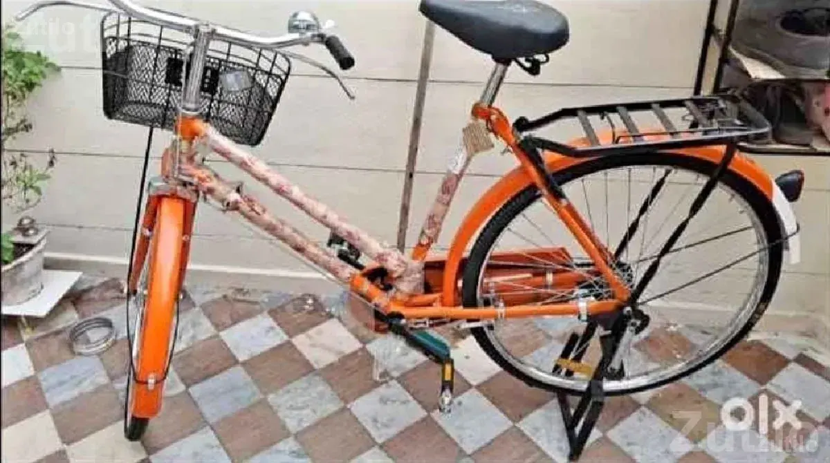 New City Bicycle with Basket and Carrier - સાયકલ - જોડિયા - Image 1