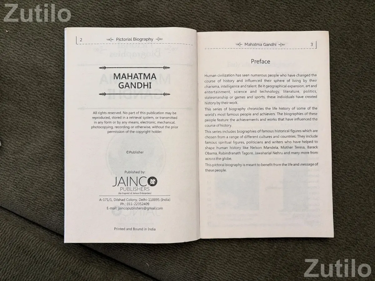 Pictorial BIOGRAPHY of MAHATMA GANDHI - Novels & Story Books - Vavol - Image 4