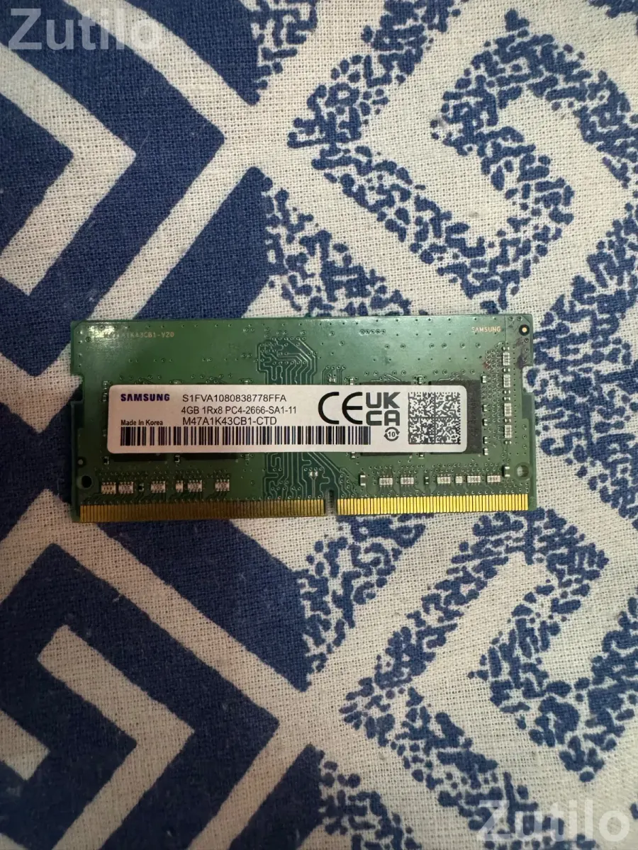 Samsung 4gb ddr4 2666mhz laptop ram , so-dimm , 1Rx8 - લેપટોપ અને કમ્પ્યુટર - અમદાવાદ શહેર - Image 2