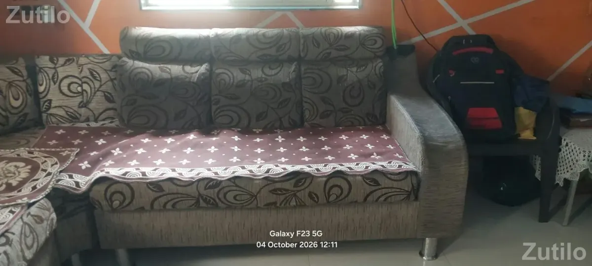 🔥 Premium L-Shape 3+4 Sofa Set | 5 Years Old - સોફા સેટ અને કાઉચ - સુરત શહેર - Image 2