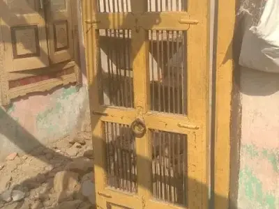 Wooden Jali Door Set with 4 Doors