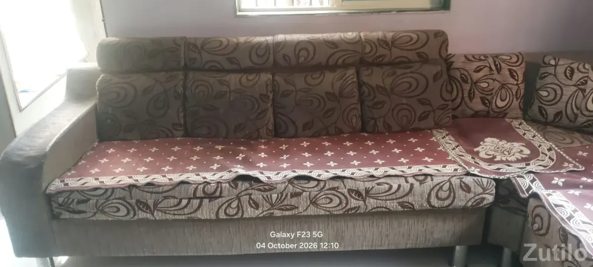 🔥 Premium L-Shape 3+4 Sofa Set | 5 Years Old - સોફા સેટ અને કાઉચ - સુરત શહેર - Image 4