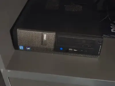 Dell Desktop PC with Office Table Setup