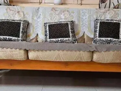 3 +1+1 seater Saag Sofa set with premium quality sofa Seat & Back rest covers 3 +1+1 seater Saag Sofa set with premium quality sofa Seat & Back rest covers