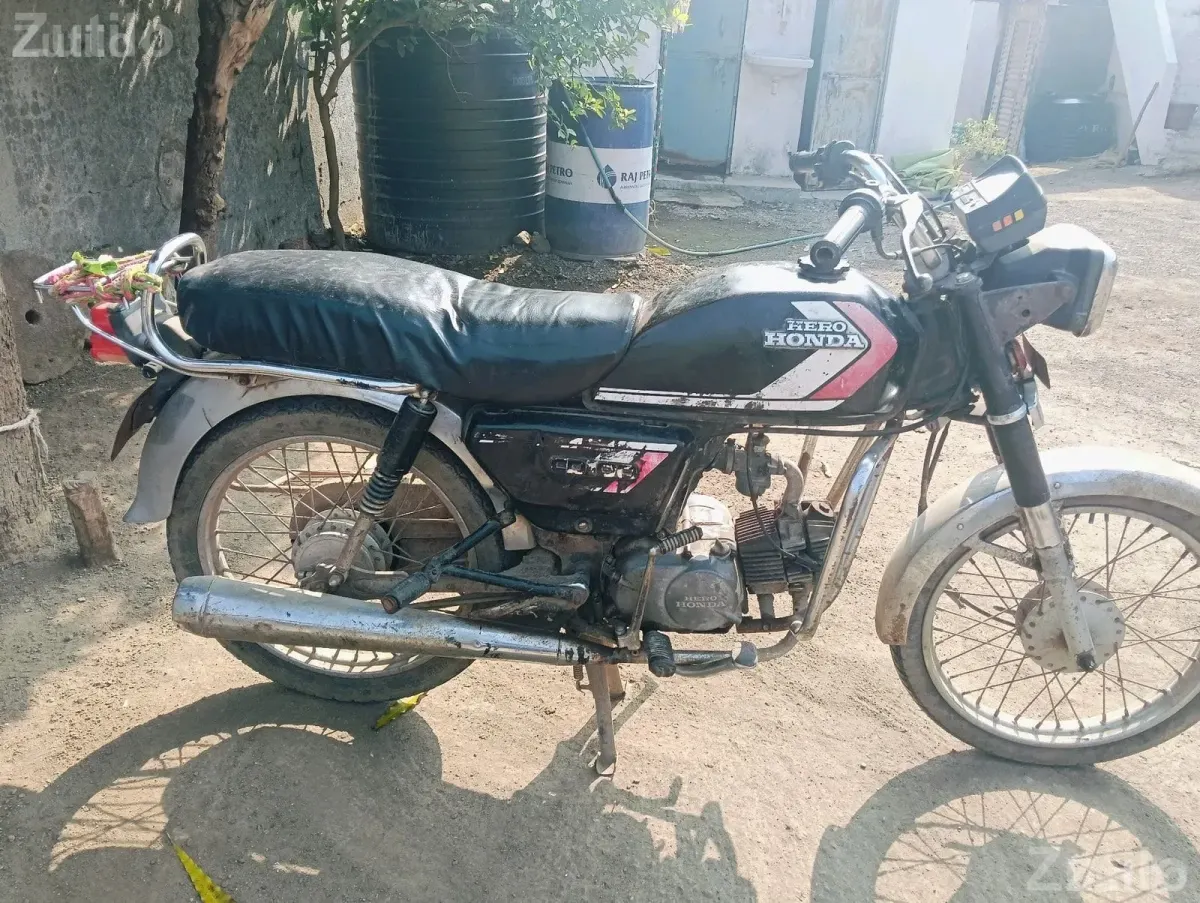 Hero Honda CD 100 Bike with RC Book - બાઇક્સ - ઉમરાળા - Image 2