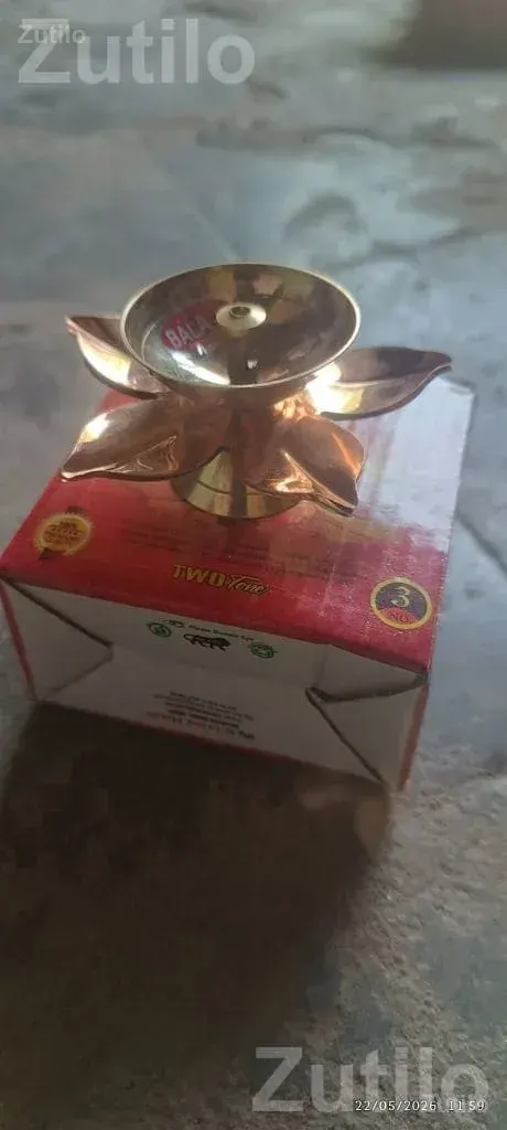 Balaji Lotus Piyali Diya Set 2 Pieces - Event Items - Kadi - Image 3